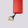 NOWOŚĆ Lampa wisząca KARBON 3P czerwonaSL.2341 Sollux