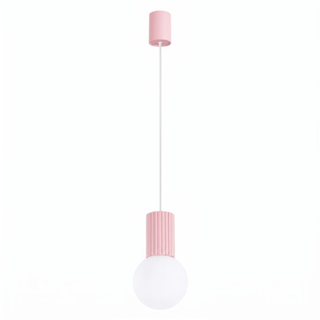 NOWOŚĆ Lampa wisząca HALO 1 różowaSL.2387 Sollux