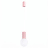 NOWOŚĆ Lampa wisząca HALO 1 różowaSL.2387 Sollux