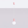 NOWOŚĆ Lampa wisząca HALO 1 różowaSL.2387 Sollux