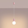 NOWOŚĆ Lampa wisząca HALO 1 różowaSL.2387 Sollux
