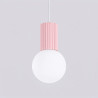 NOWOŚĆ Lampa wisząca HALO 1 różowaSL.2387 Sollux