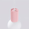 NOWOŚĆ Lampa wisząca HALO 1 różowaSL.2387 Sollux
