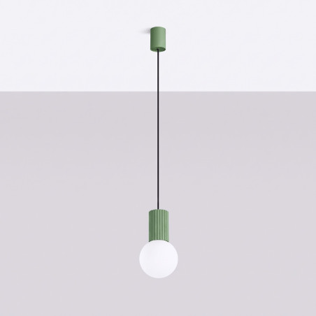 NOWOŚĆ Lampa wisząca HALO 1 szałwiowaSL.2390 Sollux