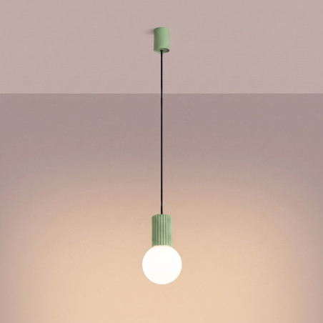 NOWOŚĆ Lampa wisząca HALO 1 szałwiowaSL.2390 Sollux