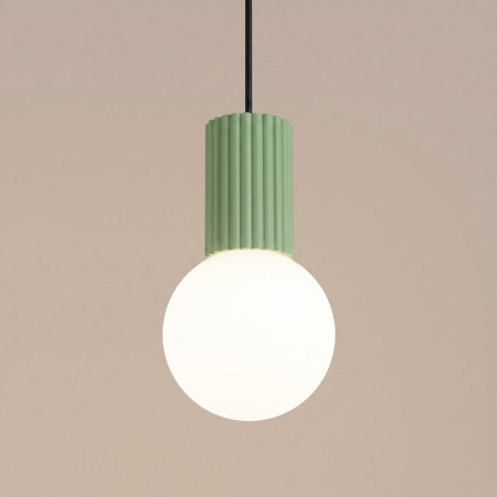 NOWOŚĆ Lampa wisząca HALO 1 szałwiowaSL.2390 Sollux