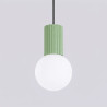 NOWOŚĆ Lampa wisząca HALO 1 szałwiowaSL.2390 Sollux