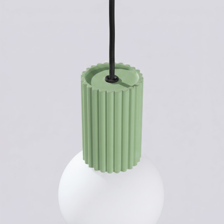NOWOŚĆ Lampa wisząca HALO 1 szałwiowaSL.2390 Sollux