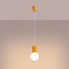 NOWOŚĆ Lampa wisząca HALO 1 żółtaSL.2393 Sollux