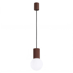 NOWOŚĆ Lampa wisząca HALO 1 brązowaSL.2399 Sollux
