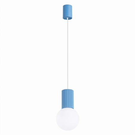 NOWOŚĆ Lampa wisząca HALO 1 błękitnaSL.2402 Sollux