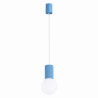 NOWOŚĆ Lampa wisząca HALO 1 błękitnaSL.2402 Sollux