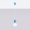 NOWOŚĆ Lampa wisząca HALO 1 błękitnaSL.2402 Sollux