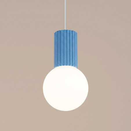 NOWOŚĆ Lampa wisząca HALO 1 błękitnaSL.2402 Sollux