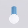 NOWOŚĆ Lampa wisząca HALO 1 błękitnaSL.2402 Sollux