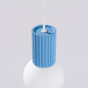 NOWOŚĆ Lampa wisząca HALO 1 błękitnaSL.2402 Sollux
