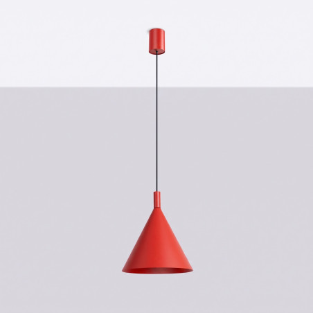 NOWOŚĆ Lampa wisząca NOX 25 czerwonaSL.2533 Sollux