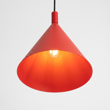 NOWOŚĆ Lampa wisząca NOX 25 czerwonaSL.2533 Sollux