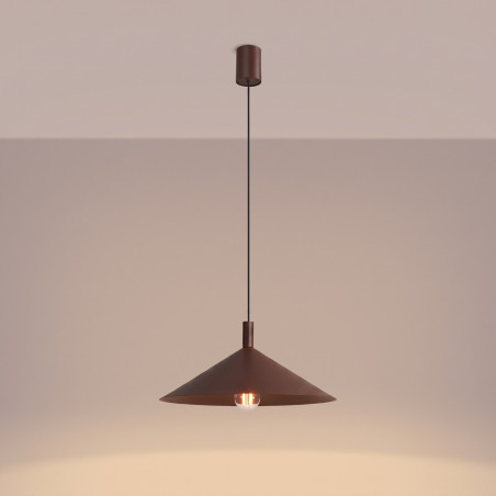 NOWOŚĆ Lampa wisząca NOX 40 brązowaSL.2549 Sollux