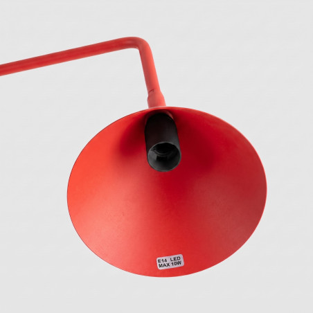 NOWOŚĆ Lampa biurkowa NOX czerwonaSL.2578 Sollux