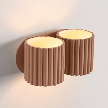 NOWOŚĆ Kinkiet AURA 2 mocca G9SL.2601 Sollux