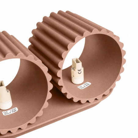 NOWOŚĆ Kinkiet AURA 2 mocca G9SL.2601 Sollux