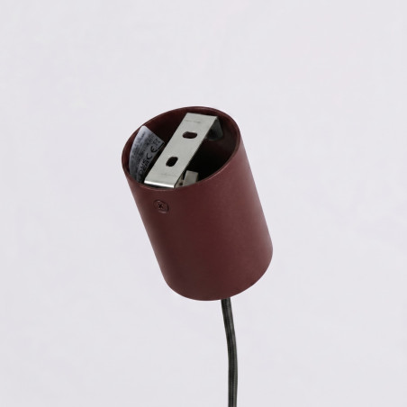 NOWOŚĆ Żyrandol KARBON 4 burgundSL.2719 Sollux