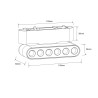 NOWOŚĆ Reflektor Magnetic Slim Blaze 6W LED CCT biały Light Prestige