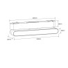 NOWOŚĆ Reflektor Magnetic Slim Fizz 12W LED CCT czarny Light Prestige
