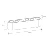 NOWOŚĆ Reflektor Magnetic Slim Zing 6W LED CCT czarny Light Prestige