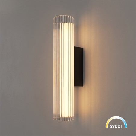 NOWOŚĆ ML2722 Kinkiet Trivia Black 6W LED CCT IP44 Milagro