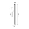 NOWOŚĆ ML2725 Kinkiet Trivia Black 11W LED CCT IP44 Milagro