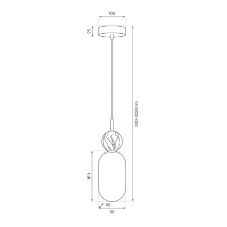 NOWOŚĆ MLP2812 Lampa wisząca Crema 1xE14 Milagro