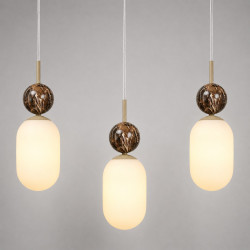 NOWOŚĆ MLP2813 Lampa wisząca Crema 3xE14 Milagro
