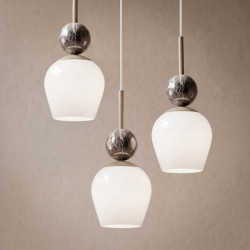NOWOŚĆ MLP2810 Lampa wisząca Carrara (koło) 3xE14 Milagro