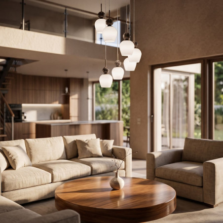 NOWOŚĆ MLP2811 Lampa wisząca Carrara 7xE14 Milagro