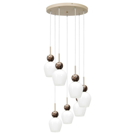 NOWOŚĆ MLP2811 Lampa wisząca Carrara 7xE14 Milagro