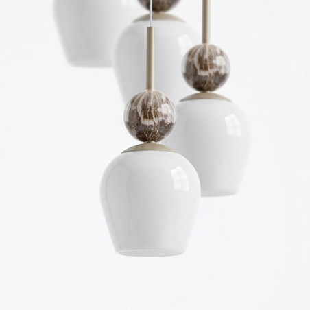 NOWOŚĆ MLP2811 Lampa wisząca Carrara 7xE14 Milagro