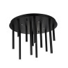 NOWOŚĆ AZ5753 AZZARDO lampa sufitowa / plafon ILIOS 12  TOP 3-STEP DIMM czarna  King Home