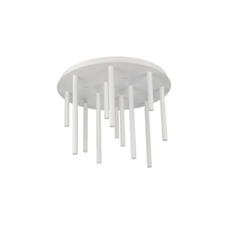 NOWOŚĆ AZ5755 AZZARDO lampa sufitowa / plafon ILIOS 12  TOP 3-STEP DIMM biała  King Home