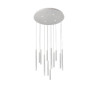 NOWOŚĆ AZ5746 AZZARDO lampa wisząca ILIOS 12 3-STEP     DIMM biała  King Home