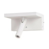 NOWOŚĆ AZ5911 AZZARDO lampa ścienna HYLLA WALL NFC      CHARGER biała  King Home
