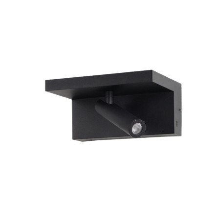 NOWOŚĆ AZ5910 AZZARDO lampa ścienna HYLLA WALL NFC      CHARGER czarna  King Home
