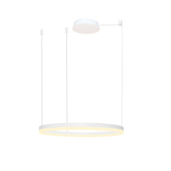 NOWOŚĆ AZ4959 AZZARDO lampa wisząca HALO 80 biała  King Home