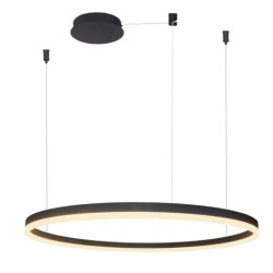 NOWOŚĆ AZ4963 AZZARDO lampa wisząca HALO 100 czarna  King Home
