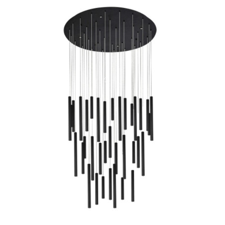 NOWOŚĆ AZ5747 AZZARDO lampa wisząca ILIOS 36 3-STEP     DIMM czarna  King Home