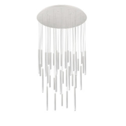 NOWOŚĆ AZ5749 AZZARDO lampa wisząca ILIOS 36 3-STEP     DIMM biała  King Home