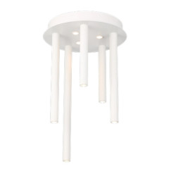 NOWOŚĆ AZ5752 AZZARDO lampa sufitowa / plafon ILIOS 5   TOP 3-STEP DIMM biała  King Home