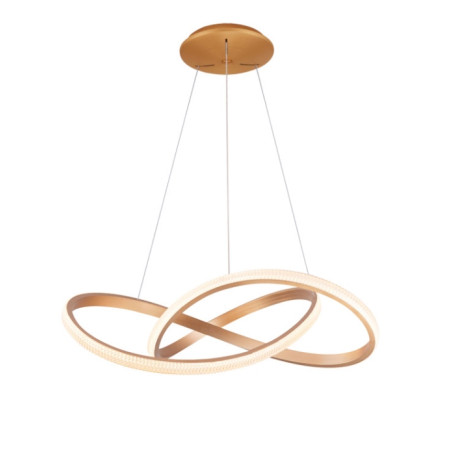 NOWOŚĆ AZ5097 AZZARDO lampa wisząca INFINITY 80 CCT     z pilotem złota  King Home