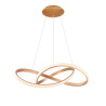 NOWOŚĆ AZ5097 AZZARDO lampa wisząca INFINITY 80 CCT     z pilotem złota  King Home